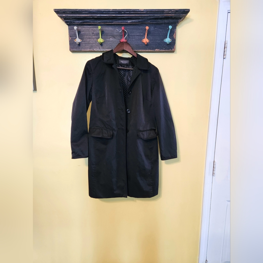 Nine West black spring coat
